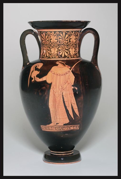 Amphora showing Athena Hermes - Teacher Curator