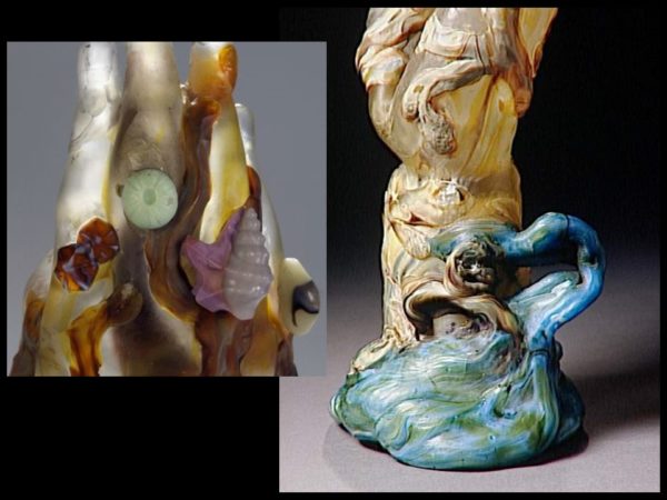 Hand With Seaweed and Shells by Émile Gallé - Teacher Curator