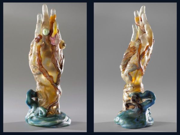 Hand With Seaweed and Shells by Émile Gallé - Teacher Curator