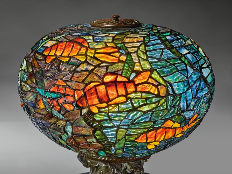 A Rare Flame Table Lamp, The Doros Collection: The Art Glass of Louis  Comfort Tiffany, 2023