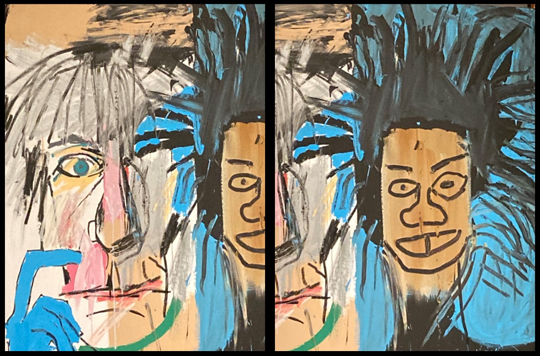 Andy Warhol and Jean-Michel Basquiat: two Americans in Paris