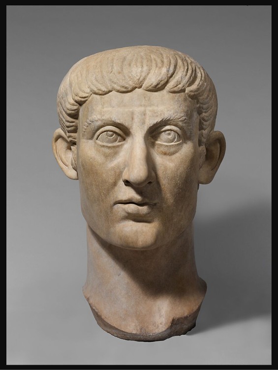 Marble Portrait of Constantine the Great at the Metropolitan Museum of Art