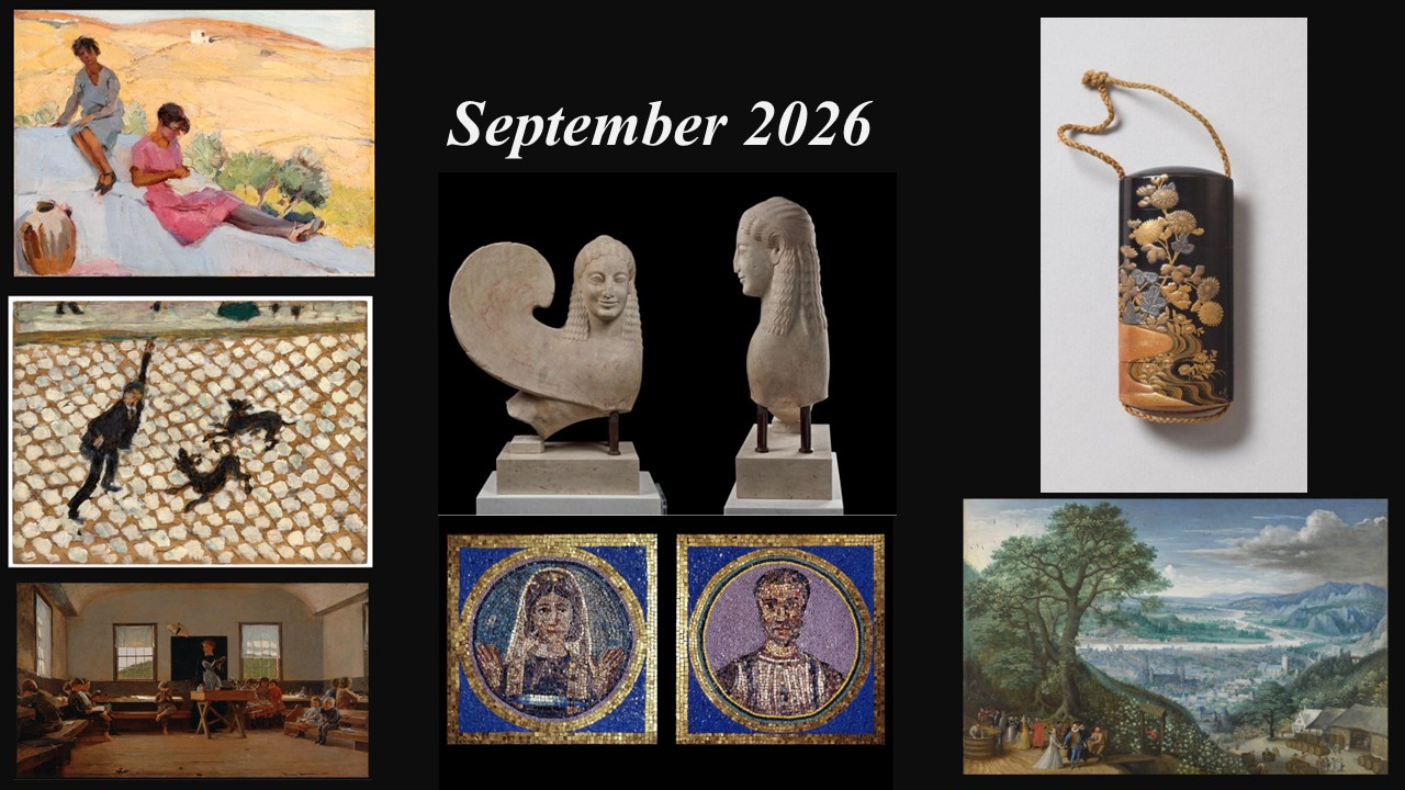 Collage of artworks featured in Teacher Curator September 2026 Newsletter.